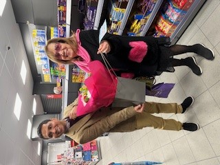 Flowers for South Woodford Post Office opening ceremony